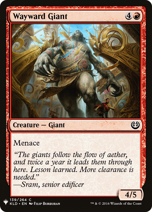 Wayward Giant (LIST-KLD-139) - The List