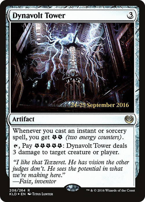 Dynavolt Tower (PRE-208S) - Kaladesh Promos Foil