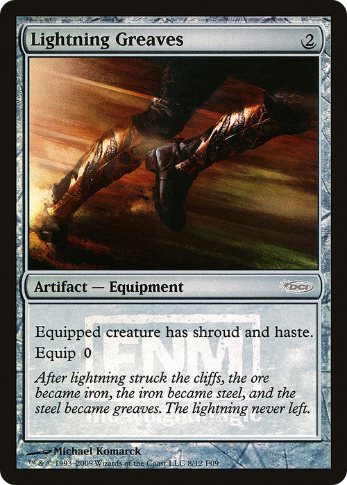Lightning Greaves (FNM-008) - Friday Night Magic 2009 Foil