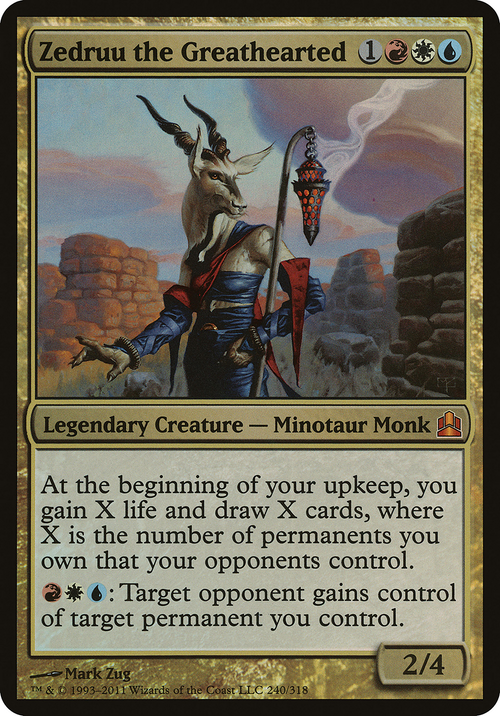 Zedruu the Greathearted (Commander) (OVER-240) - Commander 2011 Oversized Foil
