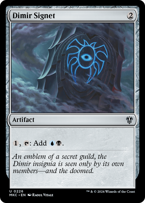 Dimir Signet (MKC-226) - Murders at Karlov Manor Commander