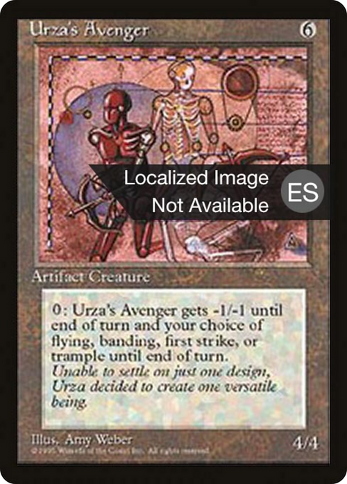 Urza's Avenger (4BB-) - Fourth Edition Foreign Black Border