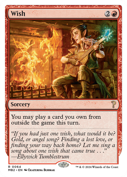 Wish (White Border) (MB2-064) - Mystery Booster 2