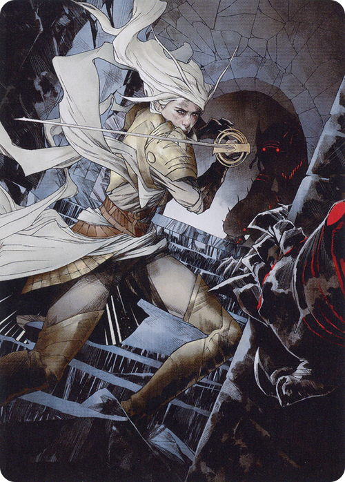Thalia, Guardian of Thraben // Thalia, Guardian of Thraben (AMOM-067) - March of the Machine Art Series (Borderless)
