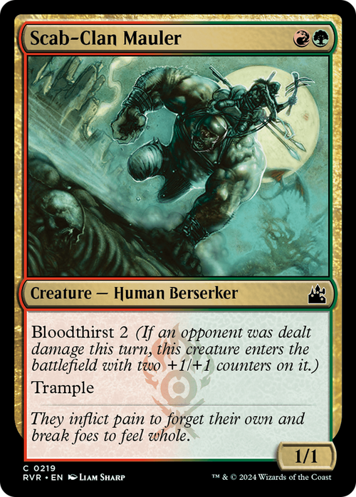 Scab-Clan Mauler (RVR-219) - Ravnica Remastered Foil