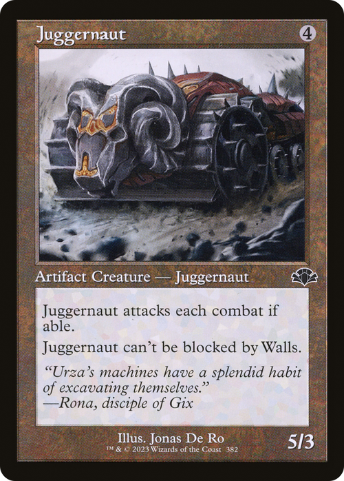 Juggernaut (Retro Frame) (DMR-382) - Dominaria Remastered