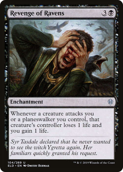 Revenge of Ravens (ELD-104) - Throne of Eldraine Foil