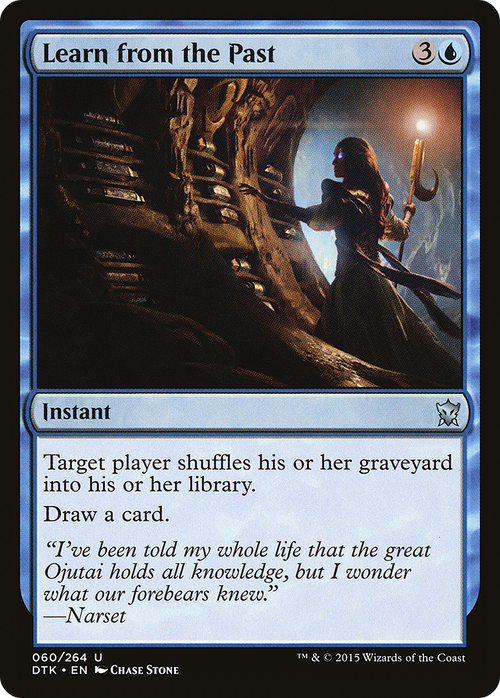 Learn from the Past (DTK-060) - Dragons of Tarkir