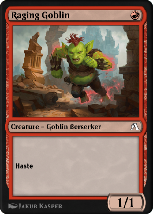 Raging Goblin (OANA-043) - Arena New Player Experience Cards