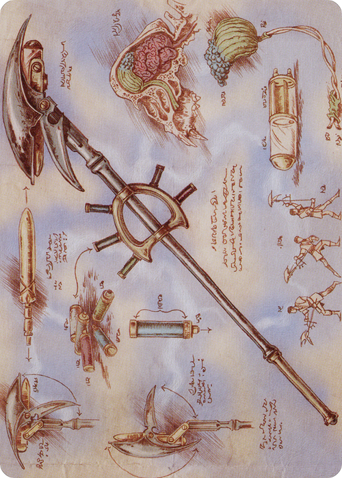 Staff of Domination // Staff of Domination (ABRO-079) - The Brothers' War Art Series (Borderless) Foil