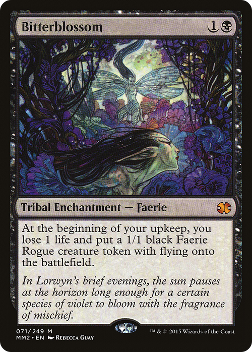 Bitterblossom (MM2-071) - Modern Masters 2015 Foil