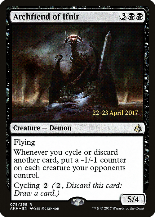 Archfiend of Ifnir (PRE-78S) - Amonkhet Promos Foil