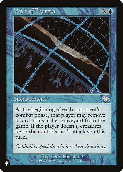 Web of Inertia (LIST-53/143) - The List