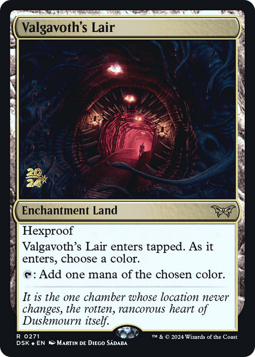 Valgavoth's Lair (PRE-271) - Duskmourn: House of Horror Promos Foil