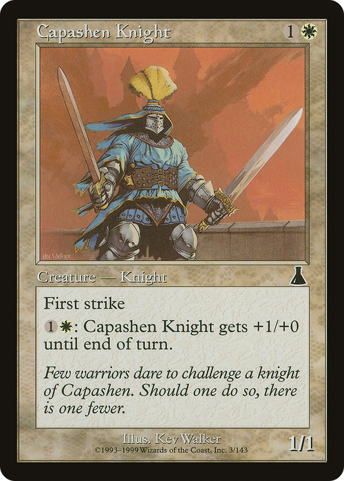 Capashen Knight (UDS-003) - Urza's Destiny Foil