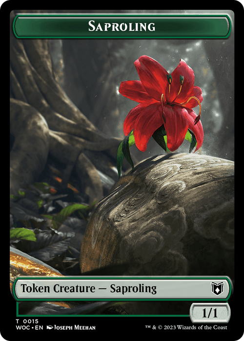 Saproling (TWOC-015) - Wilds of Eldraine Commander Tokens
