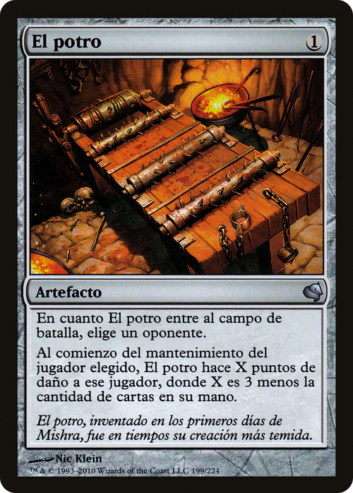 The Rack (Spanish) - "El potro" (PS11-199) - Salvat 2011