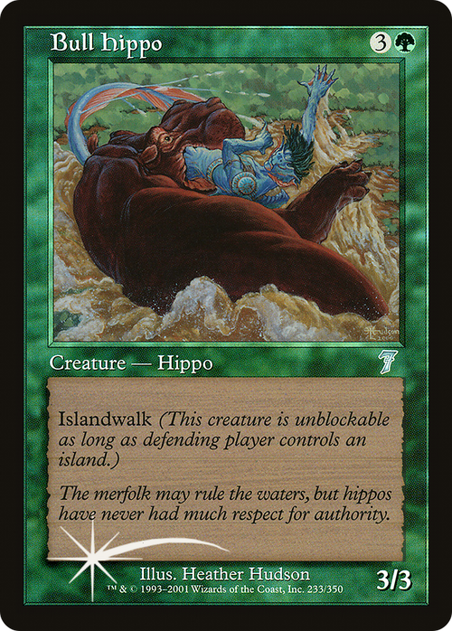 Bull Hippo (7ED-233) - 7th Edition