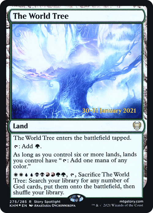 The World Tree (PRE-275S) - Kaldheim Promos Foil