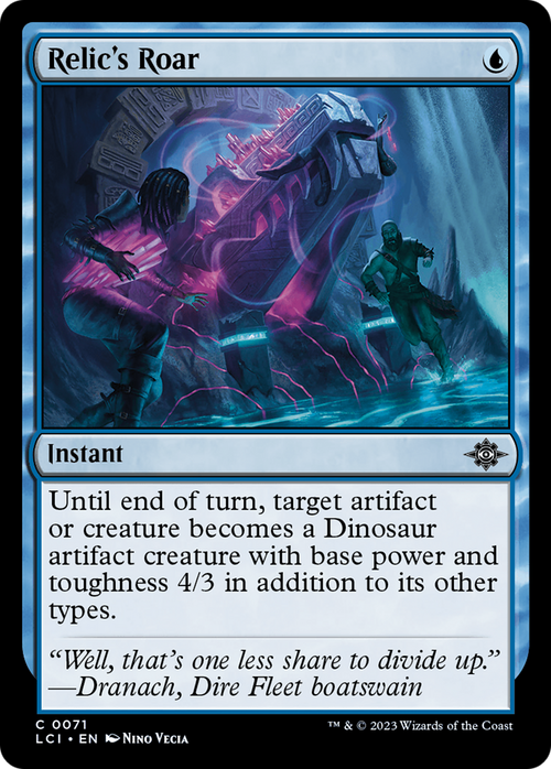 Relic's Roar (LCI-071) - The Lost Caverns of Ixalan Foil