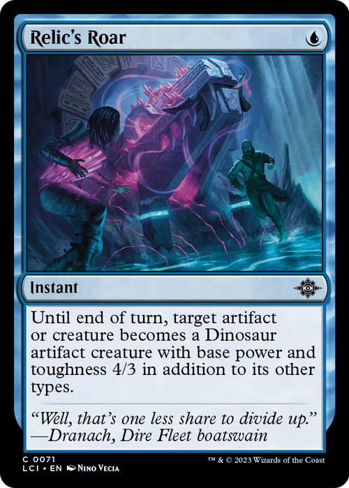Relic's Roar (LCI-071) - The Lost Caverns of Ixalan Foil