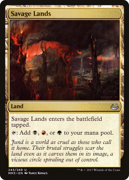Savage Lands (MM3-243) - Modern Masters 2017 Foil