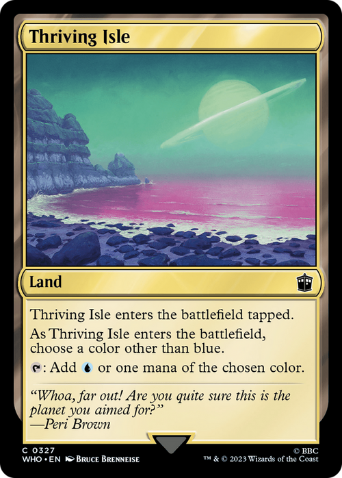 Thriving Isle (WHO-327) - Doctor Who Foil