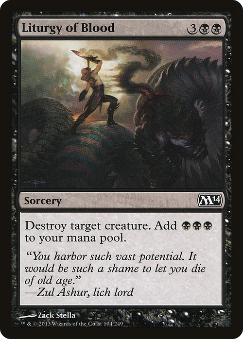 Liturgy of Blood (M14-104) - Magic 2014