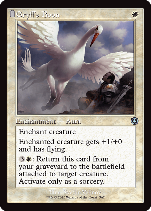 Gryff's Boon (Retro Frame) (INR-342) - Innistrad Remastered Foil