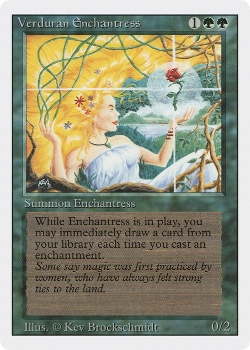 Verduran Enchantress (3ED-) - Revised Edition
