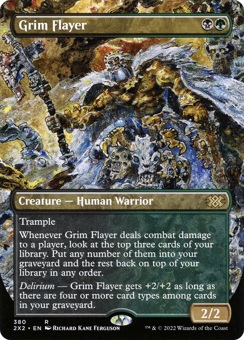 Grim Flayer (Borderless) (2X2-380) - Double Masters 2022