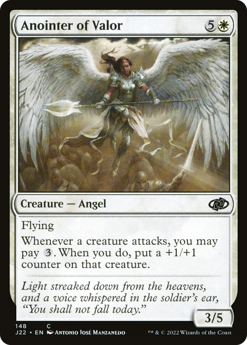 Anointer of Valor (J22-148) - Jumpstart 2022