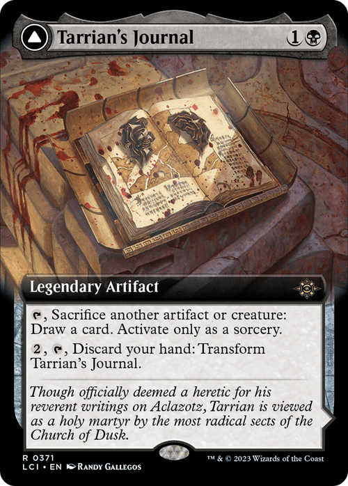 Tarrian's Journal (Extended Art) (LCI-371) - The Lost Caverns of Ixalan: (Extended Art)