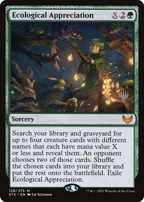 Ecological Appreciation (PPSTX-128P) - Strixhaven: School of Mages Promos
