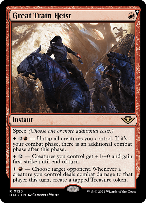 Great Train Heist (OTJ-125) - Outlaws of Thunder Junction: (spree) Foil
