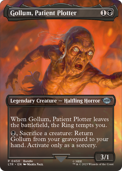 Gollum, Patient Plotter (Borderless) (LTR Bundle) (UMP-450) - Unique and Miscellaneous Promos Foil