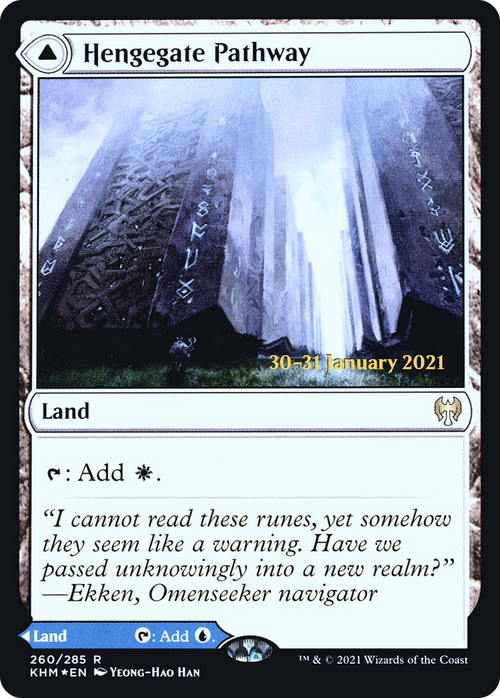 Hengegate Pathway (PRE-260S) - Kaldheim Promos Foil