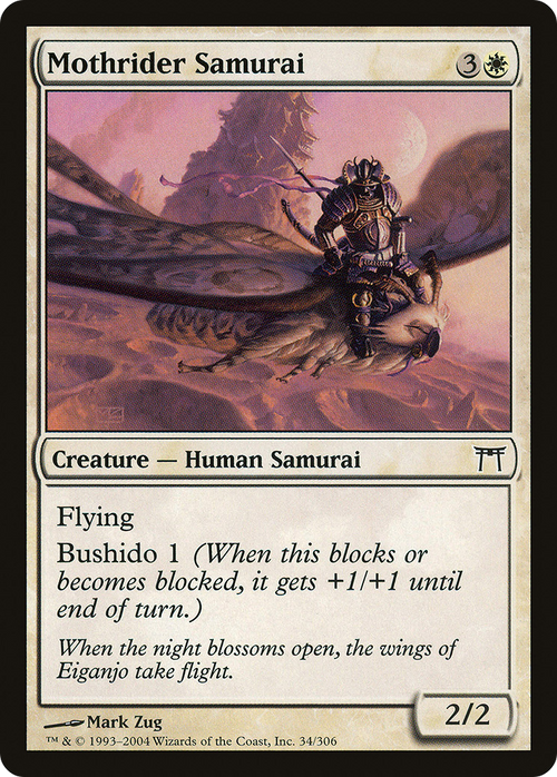 Mothrider Samurai (CHK-034) - Champions of Kamigawa