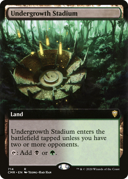 Undergrowth Stadium (Extended Art) (CMR-714) - Commander Legends: (Extended Art)