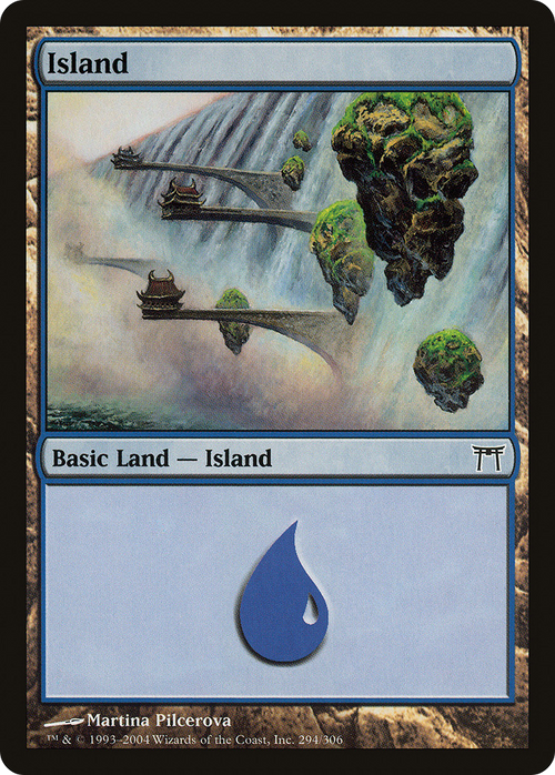 Island (294) (CHK-294) - Champions of Kamigawa