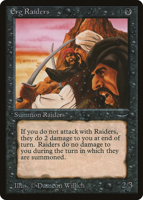 Erg Raiders (ARN-) - Arabian Nights
