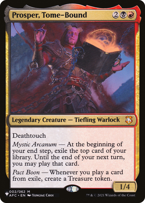 Prosper, Tome-Bound (LIST-002/062) - The List