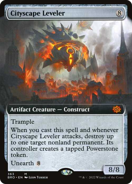 Cityscape Leveler (Extended Art) (BRO-363) - The Brothers' War: (Extended Art)