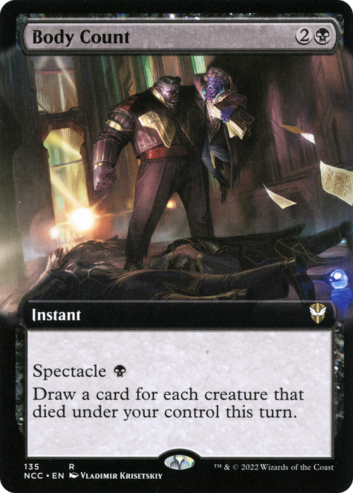 Body Count (Extended Art) (NCC-135) - New Capenna Commander: (Extended Art)