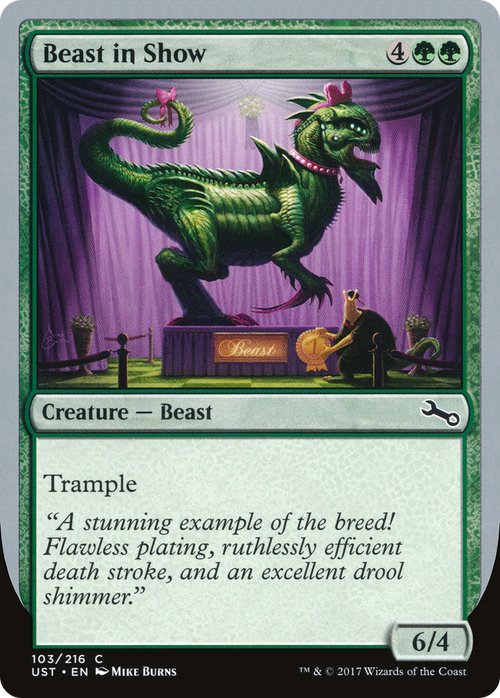 Beast in Show (A) (UST-103A) - Unstable Foil