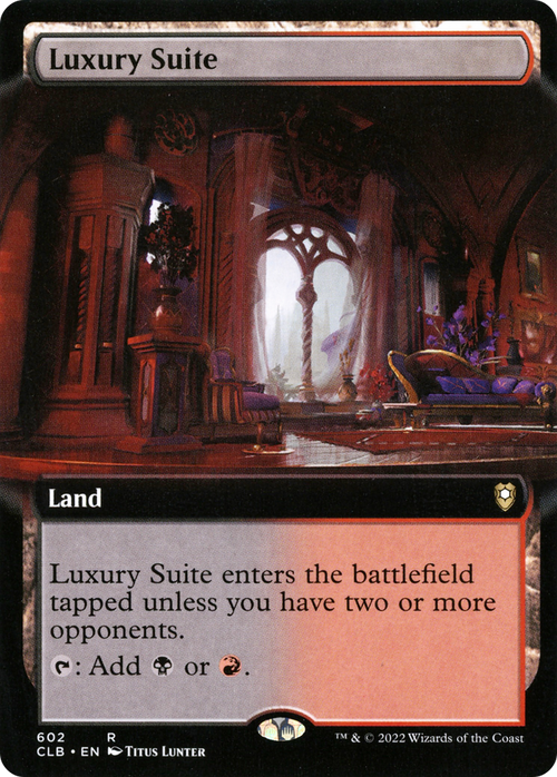 Luxury Suite (Extended Art) (CLB-602) - Commander Legends: Battle for Baldur's Gate: (Extended Art) Foil