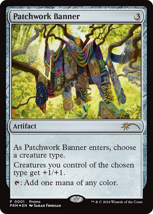 Patchwork Banner (MEDIA-2024-7) - Media Promos Foil