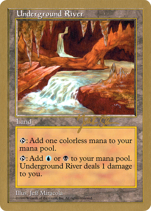 Underground River - 1997 Jakub Slemr (5ED) (WCD-) - World Championship Decks 1997