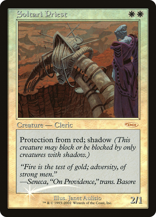 Soltari Priest (FNM-) - Friday Night Magic 2002 Foil