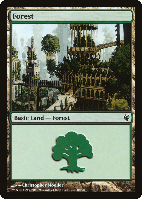 Forest (88) (DDJ-088) - Duel Decks: Izzet vs. Golgari